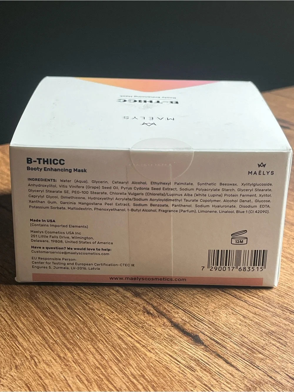 Maelys B-THICC Booty Enhancing Mask by MAELYS - 100 mL